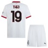 Conjunto (Camiseta+Pantalón Corto) AC Milan Theo 19 Segunda Equipación 2024-25 - Niño